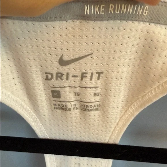 Nike Women's White Racerback Tank Top - Picture 2 of 4